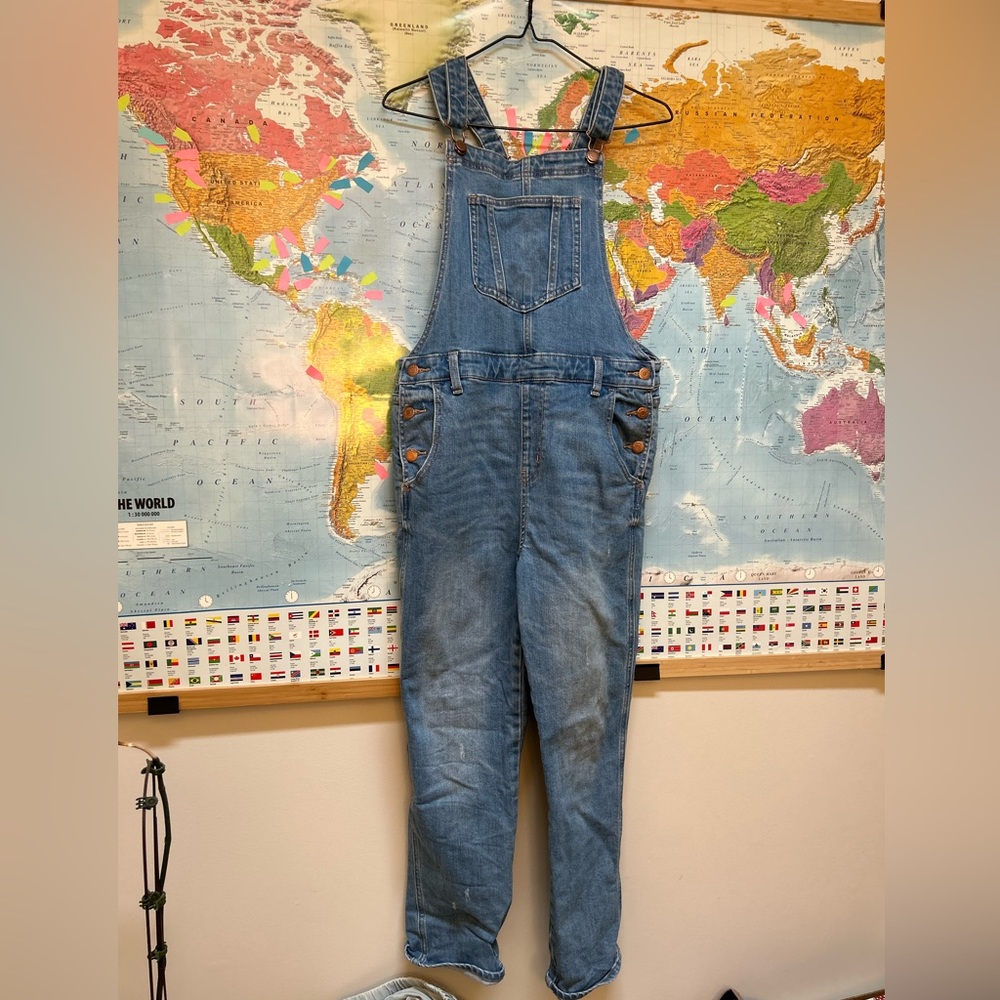 Denim overalls